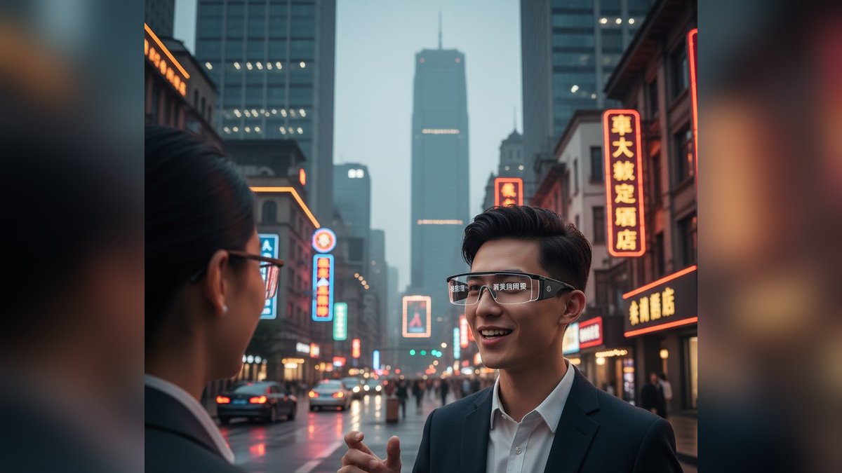 AI Translation Glasses: la Cina testa gli occhiali che traducono in tempo reale