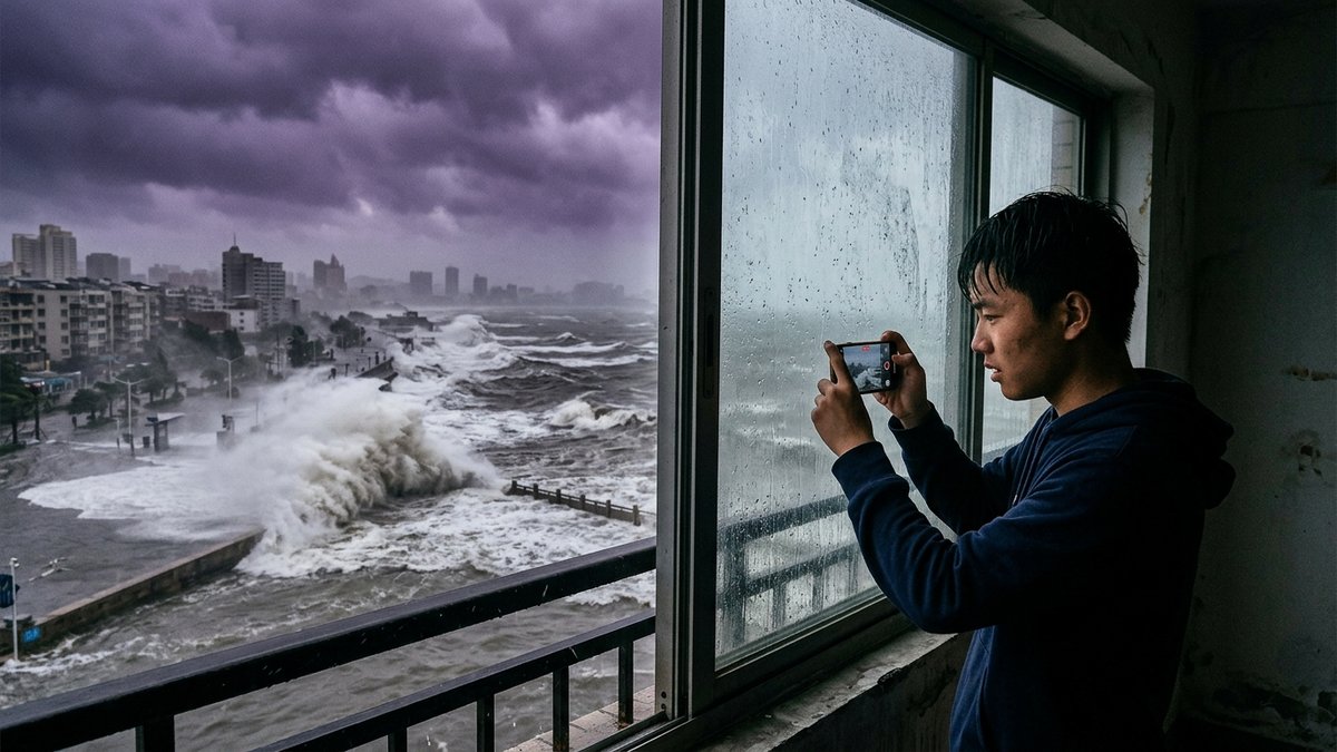 Tifone Bavi su Douyin: la Gen Z cinese racconta l'emergenza climatica in tempo reale
