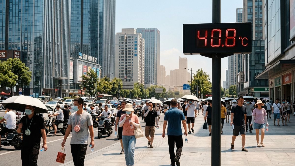 Caldo record in Cina: luglio 2026 è il mese più caldo mai registrato